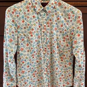 J. Crew X Liberty of London Floral Button Down Shirt
